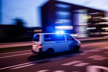 blauw zwaailicht