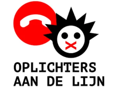 Logo oplichter aan de lijn.