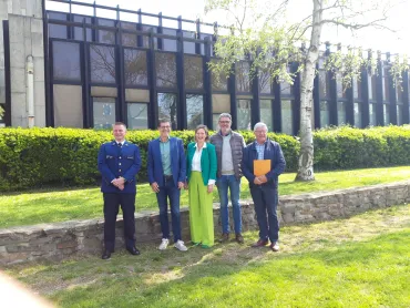 Foto bestuur aan het voormalige RAC