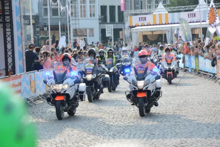 Motorrijders van politie