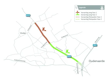 plan wegenwerken Deinzestraat