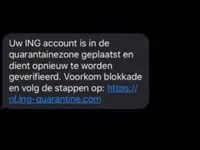 Voorbeeld ING phishing 