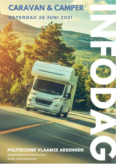 Camper op de weg: infodag politiezone Vlaamse Ardennen op zaterdag 26 juni 2021