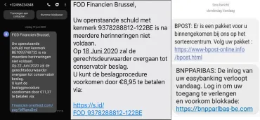 voorbeelden phishing berichten
