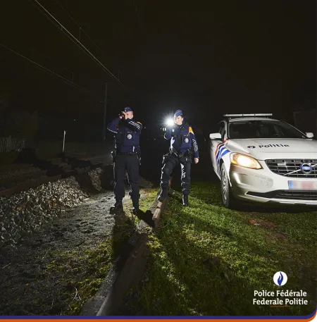 Infrabel en de Federale Spoorwegpolitie voeren de strijd tegen kabeldiefstal op 