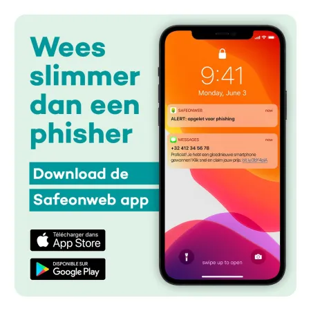 Download de app Safeonweb en pas de tips toe! 