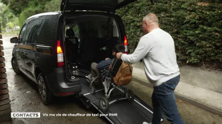 Contacts: Vis ma vie de taximan spécialisé pour PMR