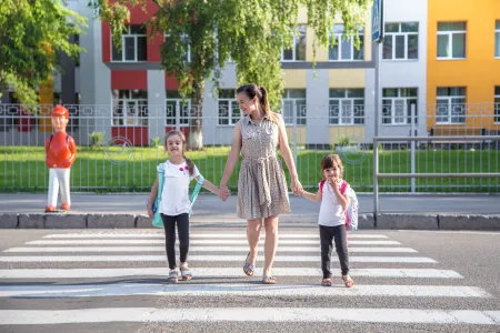 Op weg naar school: pas op voor ongevallen  