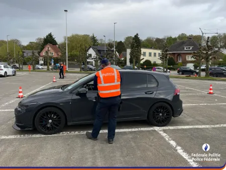 9 gerechtelijke arrestaties tijdens grote controleactie in arrondissement Halle-Vilvoorde 