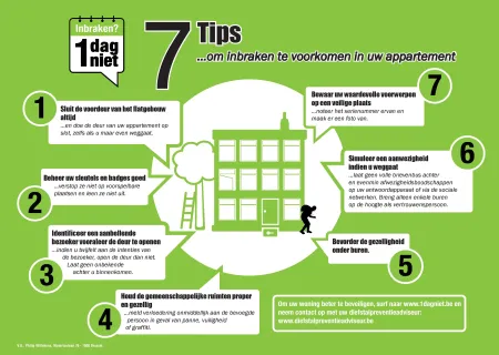 7 tips om inbraken te voorkomen in uw appartement