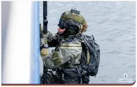 Les plongeurs de combat des unités spéciales de Lettonie, Lituanie, Finlande et de Belgique se sont entrainées ensemble lors de l’exercice “Xalamander” 