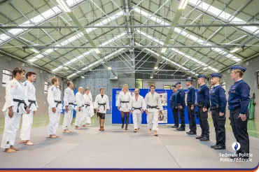 Collaboration police et judo