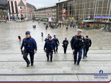 Présence renforcée à bord des trains internationaux