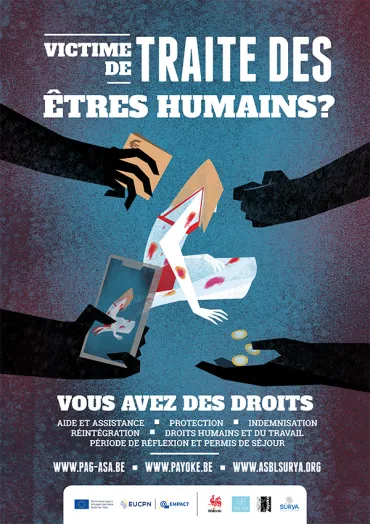 Victime de traite des être humains? Vous avez des droits!