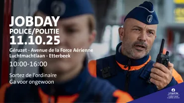 Jobday Police Intégrée : pour la première fois, les candidats peuvent passer des épreuves de sélection sur place 