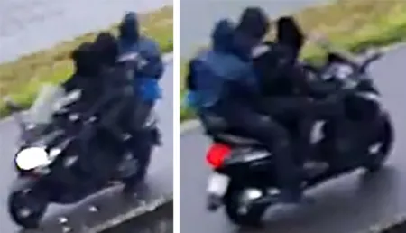 Diefstal met geweld RUISBROEK Collage Verdachte Motor