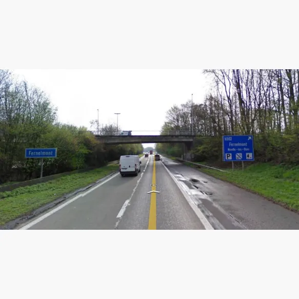 Jets intentionnels de blocs de béton à Fernelmont