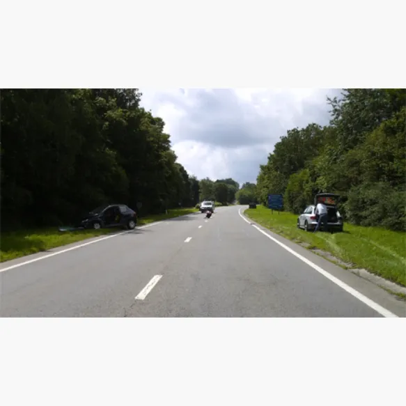 Accident sur la RN 97 à hauteur de Ciney