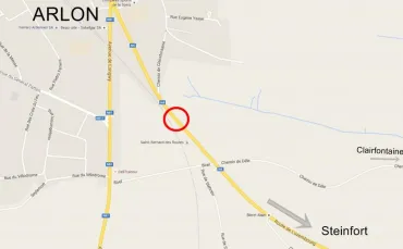 Accident avec délit de fuite à Arlon