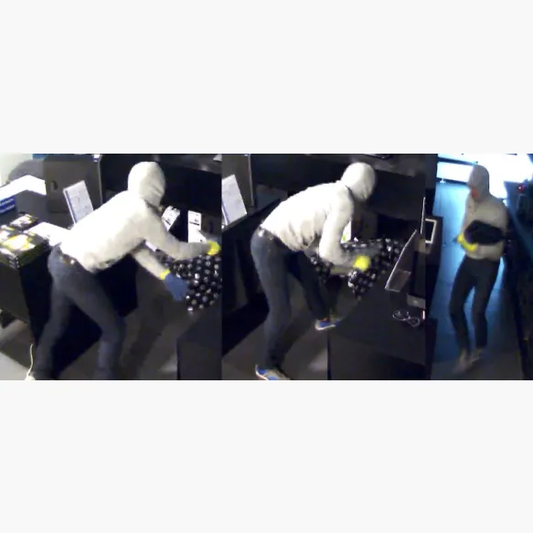 VIDEO - Diefstal met braak in een electrozaak in Izegem