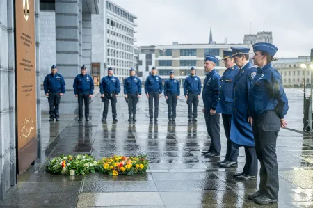 Commémoration des policiers décédés en ou par le fait du service