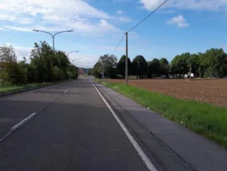 Accident et délit de fuite à Fleurus