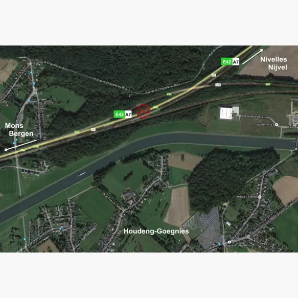 Accident mortel à Houdeng-Goegnies